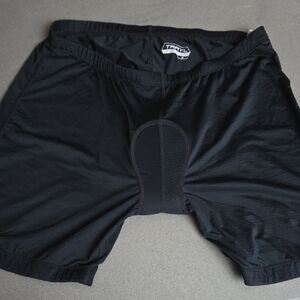 New Trayl Men's Black Padded Cycling Shorts XL